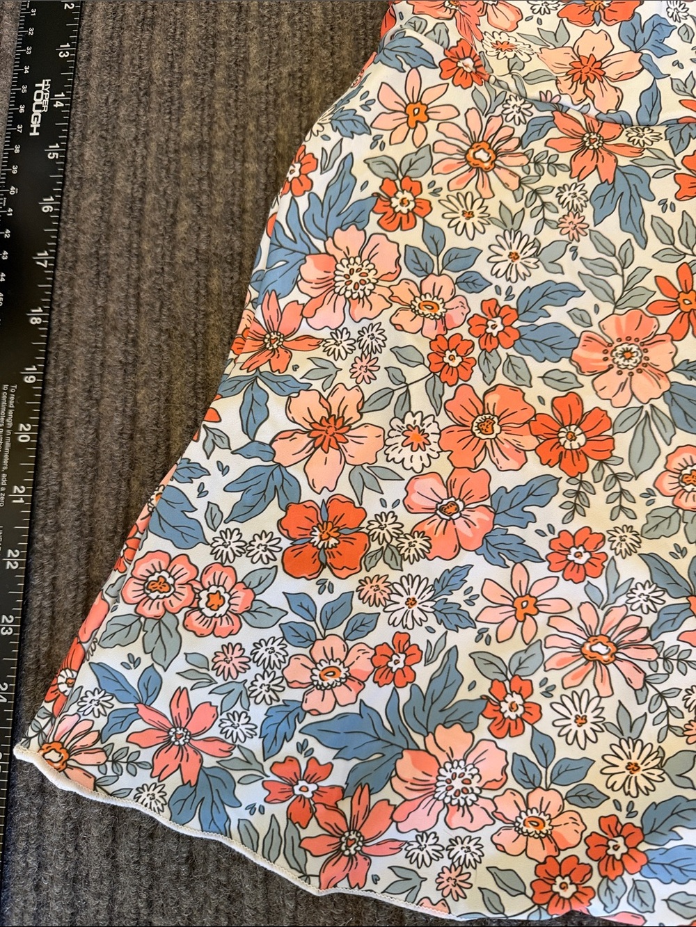 Swim Dress size large Flower print Eo Menie NWT swimsuit - Picture 2 of 9